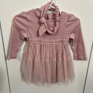 Baby Gap Pink Baby Tutu Dress with Headband
